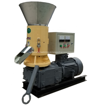 Pequena capacidade elétrica 300kg / h biomassa moinho de pellet